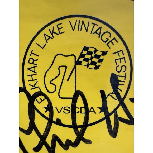 Phil Hill Signed Ferrari Sticker 50 Years 1997 Vintage Racing Memorabilia VTG - Picture 9 of 16